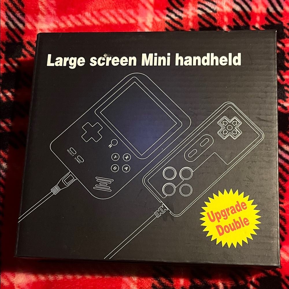 Large Screen Mini Handheld Console - Black
